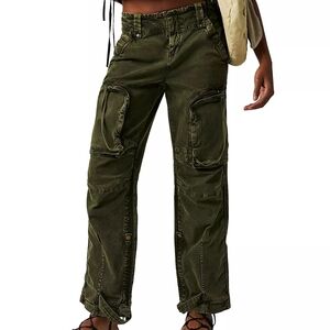 We The Free Olive Cargo Pants